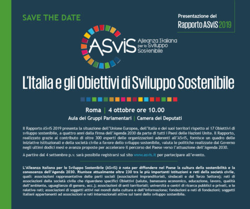 SaveTheDate_Rapporto ASviS 2019